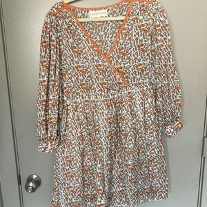 Daughters of India Floral Print Dress